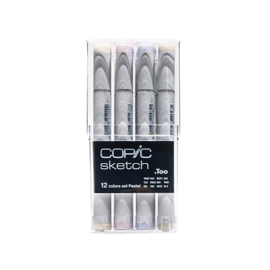 Copic® 12 Color Pastel Sketch Marker Set